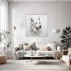 Berger Blanc Sketch Living Room Demo