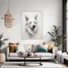 Berger Blanc Sketch Living Room Demo