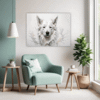 Berger Blanc Sketch Living Room Demo