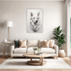 Berger Blanc Sketch Living Room Demo