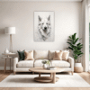 Berger Blanc Sketch Living Room Demo