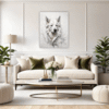 Berger Blanc Sketch Living Room Demo