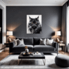 Black Maine Coon Living Room Demo