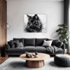 Black Maine Coon Living Room Demo