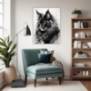Black Maine Coon Living Room Demo