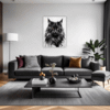 Black Maine Coon Living Room Demo