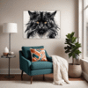 Black Maine Coon Living Room Demo