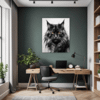 Black Maine Coon Office Demo