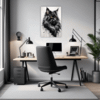 Black Maine Coon Office Demo
