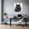Black Maine Coon Office Demo