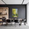 Blossom-lined Country Road Dining Room Demo