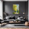 Blossom-lined Country Road Living Room Demo
