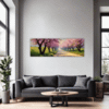 Blossom-lined Country Road Living Room Demo