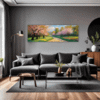 Blossom-lined Country Road Living Room Demo