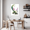 Botanical Symphony Abstract Dining Room Demo