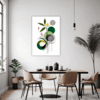 Botanical Symphony Abstract Dining Room Demo