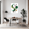 Botanical Symphony Abstract Dining Room Demo