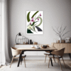 Botanical Symphony Abstract Dining Room Demo