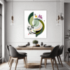 Botanical Symphony Abstract Dining Room Demo