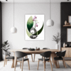 Botanical Symphony Abstract Dining Room Demo
