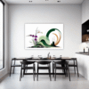 Botanical Symphony Abstract Dining Room Demo
