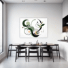 Botanical Symphony Abstract Dining Room Demo