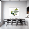 Botanical Symphony Abstract Dining Room Demo