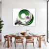 Botanical Symphony Abstract Dining Room Demo