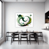 Botanical Symphony Abstract Dining Room Demo