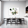 Botanical Symphony Abstract Dining Room Demo