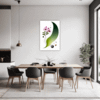 Botanical Symphony Abstract Dining Room Demo