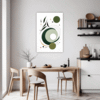 Botanical Symphony Abstract Dining Room Demo