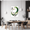 Botanical Symphony Abstract Dining Room Demo