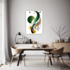 Botanical Symphony Abstract Dining Room Demo