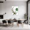 Botanical Symphony Abstract Dining Room Demo