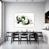 Botanical Symphony Abstract Dining Room Demo