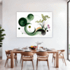 Botanical Symphony Abstract Dining Room Demo