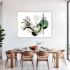 Botanical Symphony Abstract Dining Room Demo
