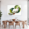 Botanical Symphony Abstract Dining Room Demo