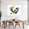 Botanical Symphony Abstract Dining Room Demo