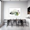 Botanical Symphony Abstract Dining Room Demo