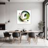Botanical Symphony Abstract Dining Room Demo