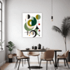 Botanical Symphony Abstract Dining Room Demo