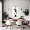 Botanical Symphony Abstract Dining Room Demo
