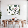 Botanical Symphony Abstract Dining Room Demo