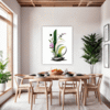 Botanical Symphony Abstract Dining Room Demo