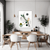 Botanical Symphony Abstract Dining Room Demo