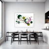 Botanical Symphony Abstract Dining Room Demo