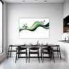 Botanical Symphony Abstract Dining Room Demo