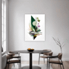 Botanical Symphony Abstract Dining Room Demo